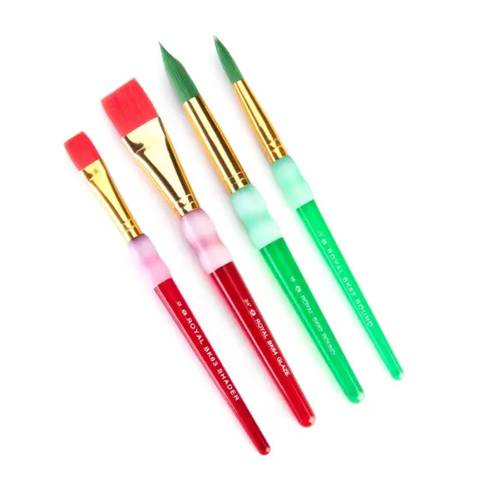 BK684 | Big Kid's Choice™ 4pc Lil' Grippers™ Round/Flat Brush Set {3}