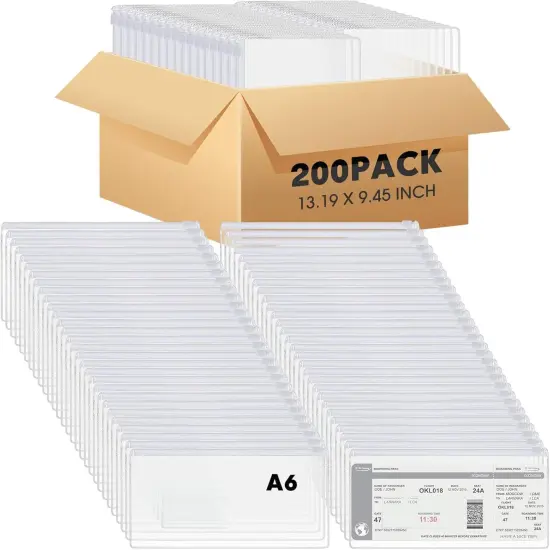 200 Pcs Poly Envelopes Zip Bulk {1}
