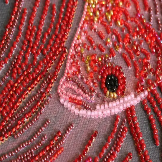 Bead Embroidery Kit - Red gold {2}