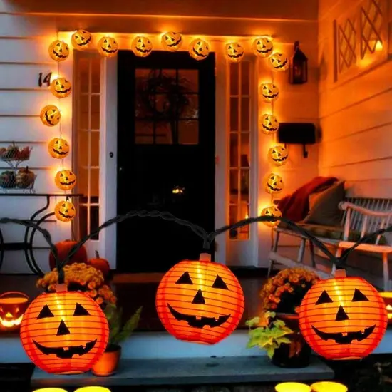 Halloween Pumpkin Lantern - Orange Pumpkin Lantern Lights {5}