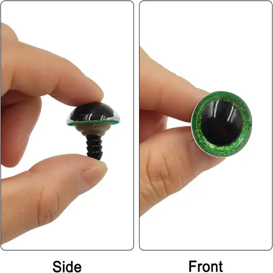 100-Piece Large Safety Eyes - 5 Sizes (6mm-15mm) - 5 Colors {3}