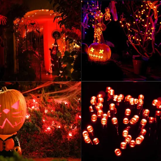 98.5FT Halloween String Lights with 8 Lighting Modes {2}