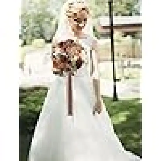 Artificial Flowers Bridal Cascading Bouquets {4}