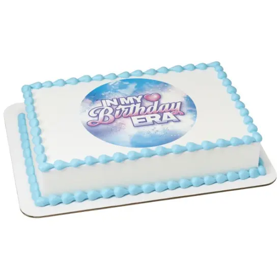 In My Birthday Era Edible Cake Topper Image 1/4 sheet {1}