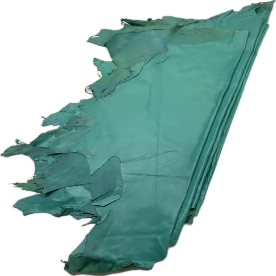 Reed Lambskin Leather Hides - Premium Buttery Soft Touch Skin Green {4}