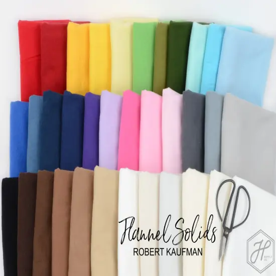 Flannel Solid in Olive (f019-1263) | Flannel Solid | RK House of Flannel | Robert Kaufman {2}