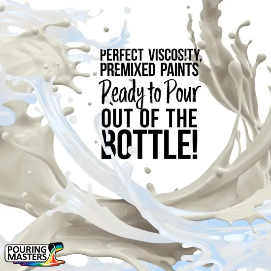 Pouring Masters Blue Interference Pearl Special Effects Acrylic Pouring Paint - Premium 64-Ounce Pre-Mixed Fluid Acrylic Paint - Fluid Art Supplies for Canvas, Wood, Paper, Tile & Rocks {2}