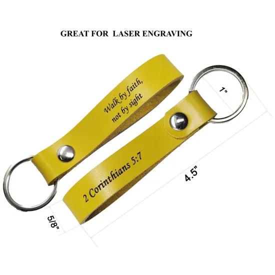 Blank Leather Keyrings 12 Pack &ndash; Pre-Cut Blanks with Hardware for Hot, Foil Stamping & Engraving Lavender {7}