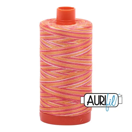 Tramonto to a Zoagli - Variegated (4657) | 50wt Large Spool (1300M / 1422Y) | Aurifil Thread {1}