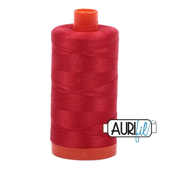 Lobster Red (2265) | 50wt Large Spool (1300M / 1422Y) | Aurifil Thread {1}