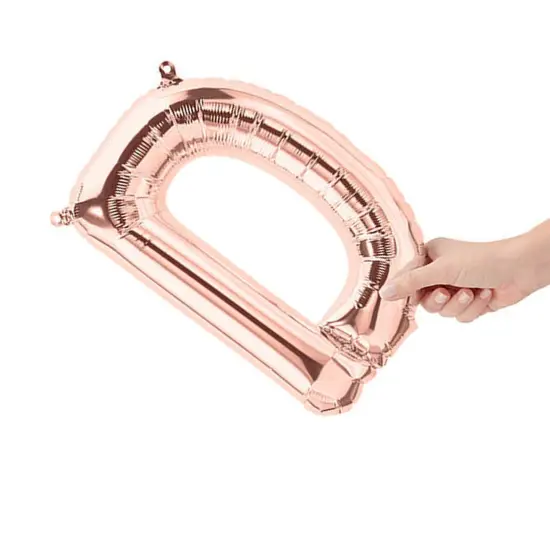 NorthStar Balloons&reg; 16 Inch Letter D Rose Gold Air Fill Only {2}
