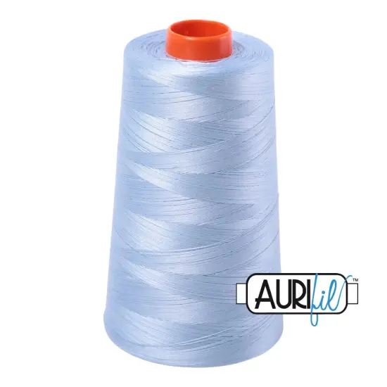 Light Robins Egg (2710) | 50wt Cone (5900M / 6452Y) | Aurifil Thread {1}