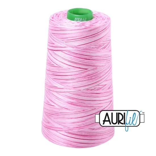Pink Taffy - Variegated (4660) | 40wt Cone (4700M / 5140Y) | Aurifil Thread {1}