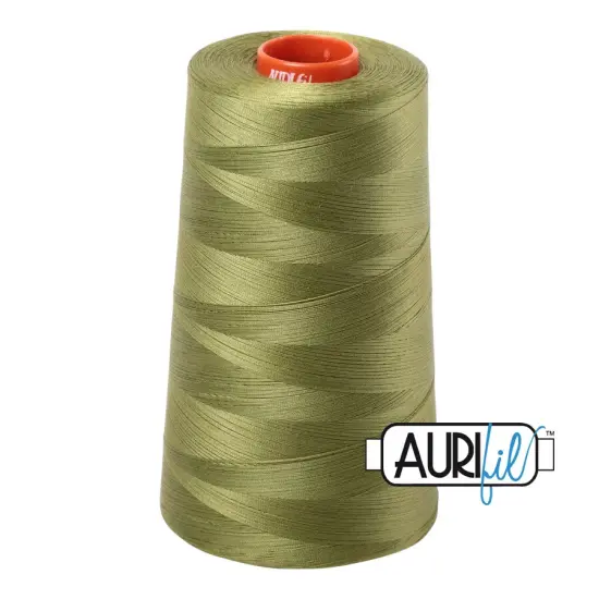 Olive Green (5016) | 50wt Cone (5900M / 6452Y) | Aurifil Thread {1}