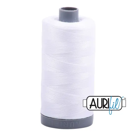 White (2024) | 28wt Large Spool (750M / 820Y) | Aurifil Thread {1}