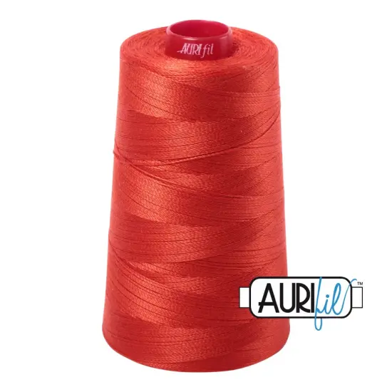 Red Orange (2245) | 12wt Cone (1750M / 1914Y) | Aurifil Thread {1}