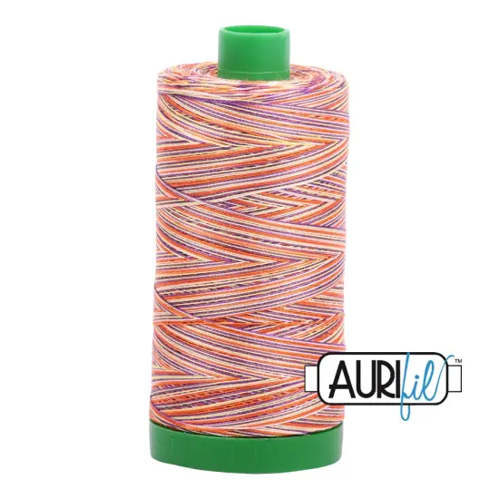 Desert Dawn - Variegated (4648) | 40wt Large Spool (1000M / 1094Y) | Aurifil Thread {1}
