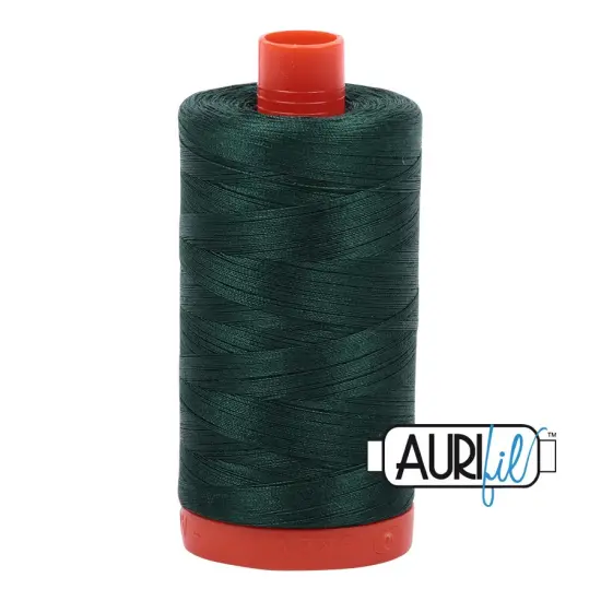 Medium Spruce (2885) | 50wt Large Spool (1300M / 1422Y) | Aurifil Thread {1}