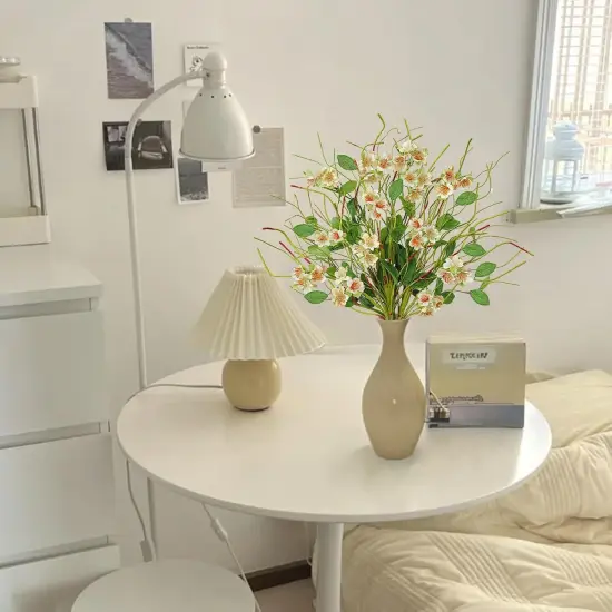 3Pcs 22inch Realistic Silk Forsythia Stems {4}