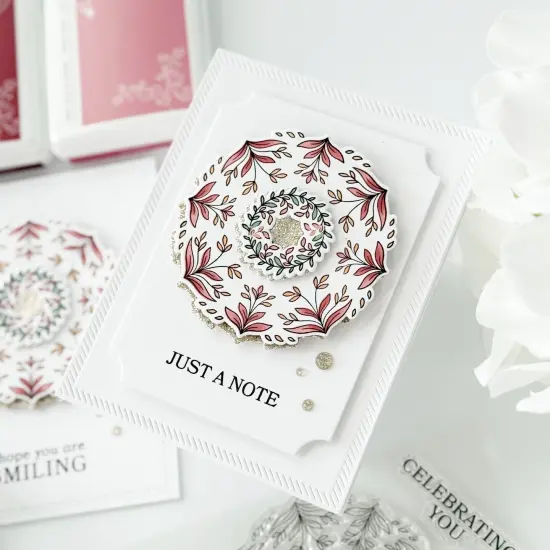 Pinkfresh Studio Die Set-Floral Kaleidoscope {2}