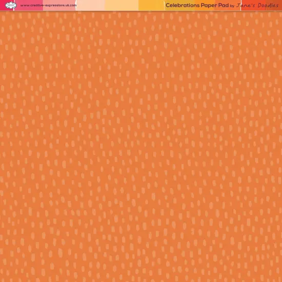 Creative Expressions Jane's Doodles Paper Pad 8"X8"-Celebrations {7}