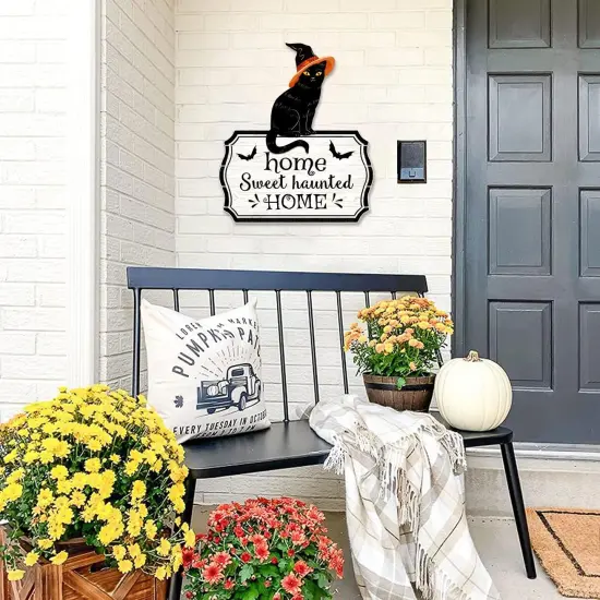 Halloween Decorations 3D Black Cat {5}