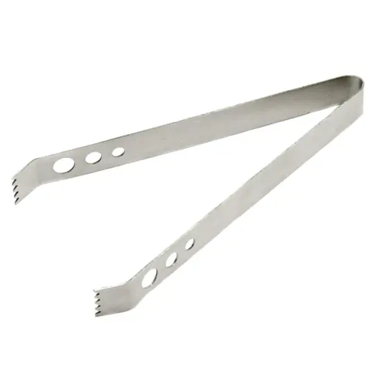 Chef Craft 7" Stainless Steel Ice Cube Serving Tongs {1}