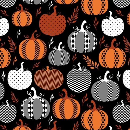 Halloween Pumpkins | By The Yard | Sewing and Crafting | 44 inches wide {1}