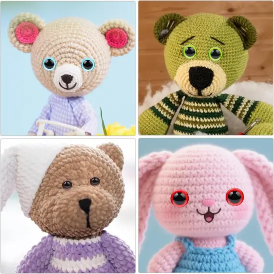 40pcs Safety Eyes for Amigurumi with Washers 18/20/24/30mm {5}