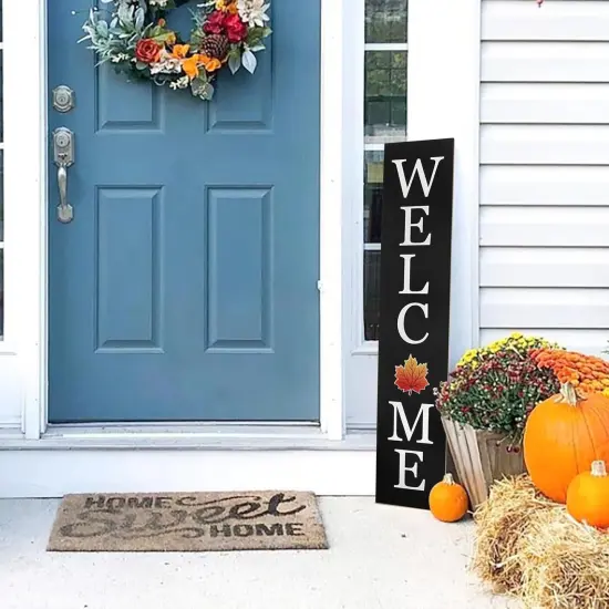 Interchangeable Welcome Sign for Front Porch- 45"X9" {5}