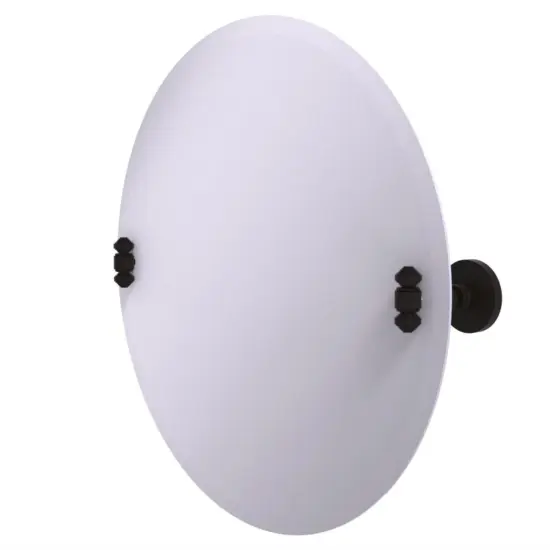 Frameless Round Tilt Mirror With Beveled Edge - Sb-90-Orb {1}