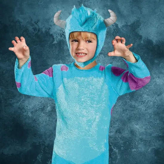 Toddler Boys Sulley Costume from Monsters University with Tail and Headpiece {3}