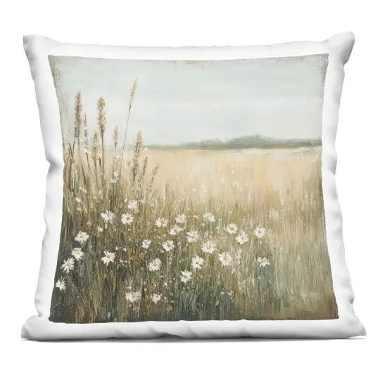Stupell Industries Daisy Dream Landscape Indoor Pillow, 18 x 7 x 18 {1}