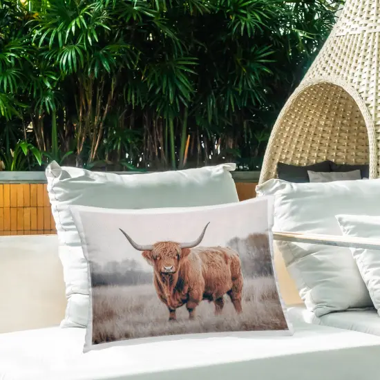 Stupell Industries Center Of Attention Cattle Outdoor Pillow, 14 x 7 x 20 {2}