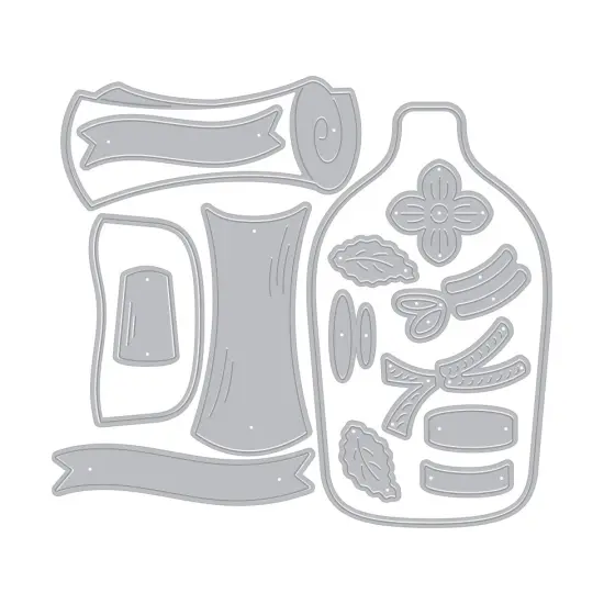 Hero Arts Die Set-Message In A Bottle {3}