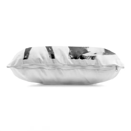 Stupell Industries Black & White Winter Horses Indoor Pillow, 14 x 7 x 20 {3}