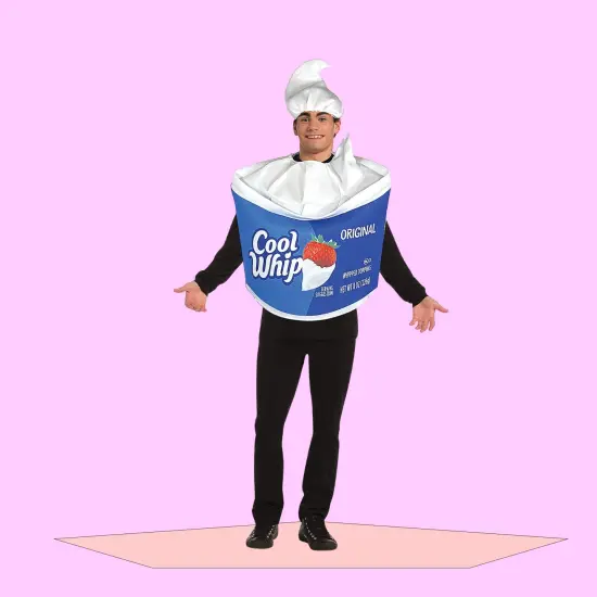 Kraft Cool Whip Adult Costume Cool Whip Tunic and Matching Hat {2}