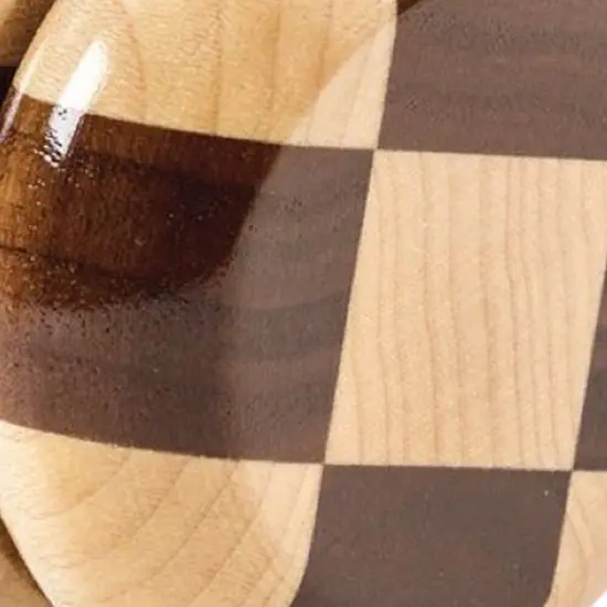 Lehman's Wooden Yo Yo, Traditional Checkered Hard Wood {4}