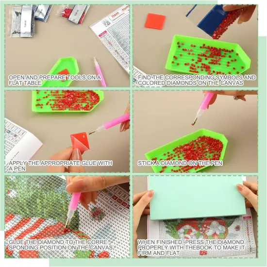4 Pcs Christmas Diamond Painting Kits for Adults {2}