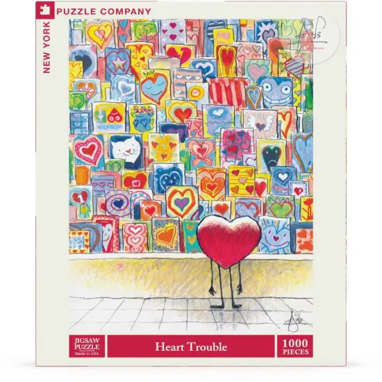 New York Puzzle Company Heart Trouble 1000 Piece Piece Jigsaw Puzzle {1}