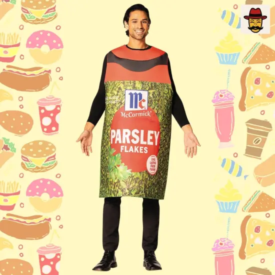 McCormick Parsley Flakes Costume Funny Spice Bottle Tunic {6}