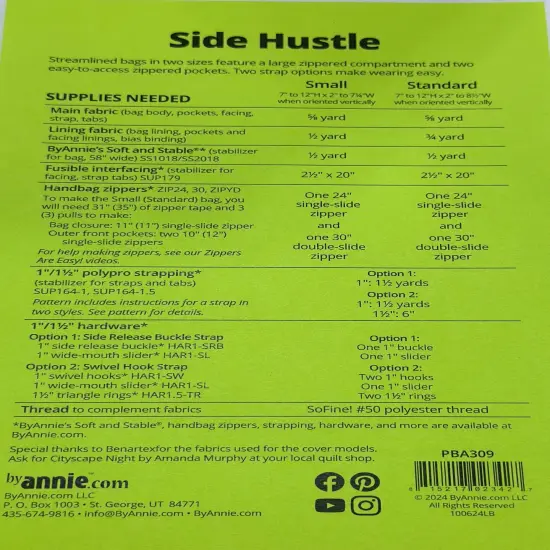 Side Hustle by Annie Patterns {2}