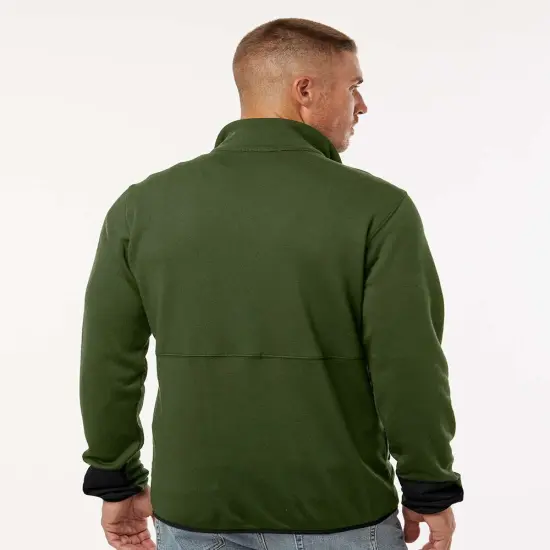 Columbia&reg; Columbia Hike Half Zip Pullover Canteen/ Black {7}