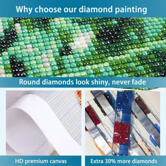 Skull 5D Diamond Painting Kits for Beginner - 13.78X13.78 Inch {4}