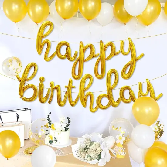 25pcs Cursive Letters Balloons Sign with Latex Balloons {2}