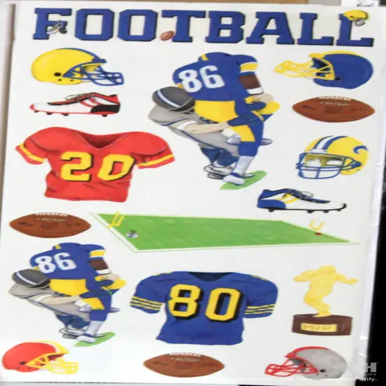 Inspire Me Vintage Football Vellum Stickers {1}