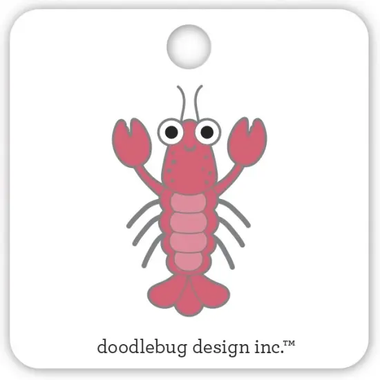 Doodlebug Collectible Enamel Pin-Louie, Summer Fun {1}