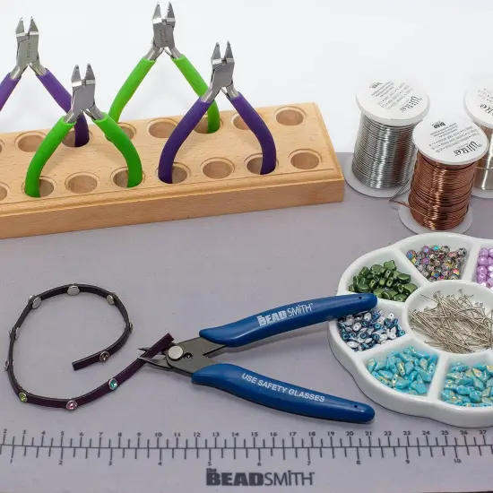 The Beadsmith Knot Cutter &ndash; 5-Inch Thread and Wire Cutting Tool with Spring &ndash; Flush Cutters for Jewelry Making, Toy Models, Electronics, Craft Wire, Floral, Hobbies and More {4}