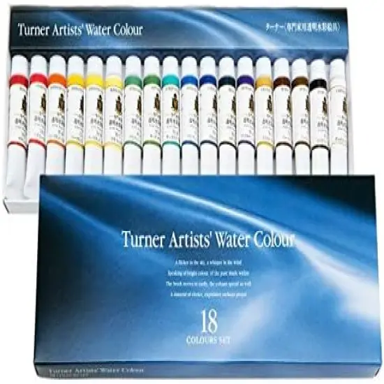 Paint Set Professional Artists' High Pigment Concentrated Watercolor Paint Set [Set of 18] 5ml Tubes - Assorted Colors {5}