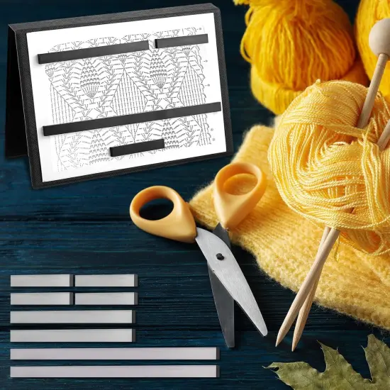 2 Pcs Knitting Pattern Holder Fold up {2}